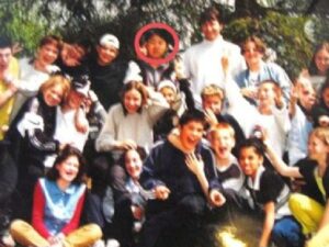 kim jong un school days photos